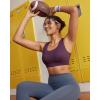 image:imageRUNNING GIRL Sports Bras for Women High SupportMolded Cup High Impact Sports Bra Racerback Workout Yoga Running BraDeep Purple