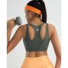 image:imageRUNNING GIRL Sports Bras for Women High SupportMolded Cup High Impact Sports Bra Racerback Workout Yoga Running BraGrey Sage