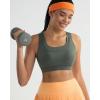image:imageRUNNING GIRL Sports Bras for Women High SupportMolded Cup High Impact Sports Bra Racerback Workout Yoga Running BraGrey Sage