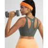 image:imageRUNNING GIRL Sports Bras for Women High SupportMolded Cup High Impact Sports Bra Racerback Workout Yoga Running BraGrey Sage