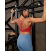 image:imageRUNNING GIRL Sports Bras for WomenStrappy Crisscross Back Padded Low Impact Running Sports Bra with Removable CupsAdeep Red