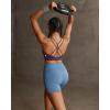 image:imageRUNNING GIRL Sports Bras for WomenStrappy Crisscross Back Padded Low Impact Running Sports Bra with Removable CupsAdusty Lavender