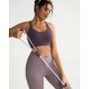 image:imageRUNNING GIRL Sports Bras for WomenStrappy Crisscross Back Padded Low Impact Running Sports Bra with Removable CupsAdusty Lavender