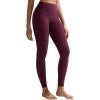 image:imageRUNNING GIRL High Waisted Leggings for Women Seamless Full Length Buttery Soft Yoga Pants for Women No Front SeamReddish Brown