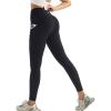 image:imageRUNNING GIRL Leggings with Pockets for Women Tummy Control 25 High Waisted Yoga Pants Buttery Soft Gym Workout Yoga LeggingsJet Black