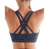 image:imageRUNNING GIRL Sports Bra for Women High Support CrissCross Back Padded Strappy Sports Bras Yoga Bra with Removable CupsAleopard Print
