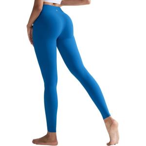image:imageRUNNING GIRL High Waisted Leggings for Women Seamless Full Length Buttery Soft Yoga Pants for Women No Front SeamDark Blue