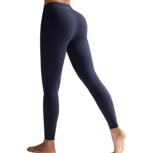 image:imageRUNNING GIRL High Waisted Leggings for Women Seamless Full Length Buttery Soft Yoga Pants for Women No Front SeamNavy Blue