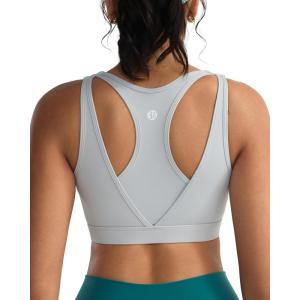 image:imageRUNNING GIRL Sports Bras for Women High SupportMolded Cup High Impact Sports Bra Racerback Workout Yoga Running BraAsh Grey