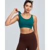 image:imageRUNNING GIRL High Impact Sports Bra for WomenCrissCross Back Top with Moulded Cups Womens Sports Bra High SupportGreen