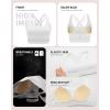 image:imageRUNNING GIRL High Impact Sports Bra for WomenCrissCross Back Top with Moulded Cups Womens Sports Bra High SupportWhite