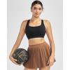image:imageRUNNING GIRL High Impact Sports Bras for WomenMolded Cup Crisscross Back Strappy Workout Sports Bra with Sewn in PadsBlack