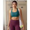 image:imageRUNNING GIRL High Impact Sports Bras for WomenMolded Cup Crisscross Back Strappy Workout Sports Bra with Sewn in PadsGreen