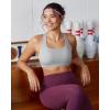 image:imageRUNNING GIRL High Impact Sports Bras for WomenMolded Cup Crisscross Back Strappy Workout Sports Bra with Sewn in PadsGrey