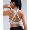 image:imageRUNNING GIRL Sports Bra for Women High Support Molded Cup High Impact Sports Bras with Sewn in Pads Workout Running BraAsh Grey
