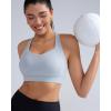 image:imageRUNNING GIRL Sports Bra for Women High Support Molded Cup High Impact Sports Bras with Sewn in Pads Workout Running BraAsh Grey