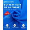 image:imageRUNNING GIRL Sports Bra for Women High Support Molded Cup High Impact Sports Bras with Sewn in Pads Workout Running BraAzure Blue