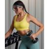 image:imageRUNNING GIRL Sports Bra for Women High Support Molded Cup High Impact Sports Bras with Sewn in Pads Workout Running BraBright Yellow
