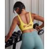 image:imageRUNNING GIRL Sports Bra for Women High Support Molded Cup High Impact Sports Bras with Sewn in Pads Workout Running BraBright Yellow