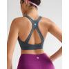 image:imageRUNNING GIRL Sports Bra for Women High Support Molded Cup High Impact Sports Bras with Sewn in Pads Workout Running BraDeep Grey