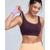 image:imageRUNNING GIRL Sports Bra for Women High Support Molded Cup High Impact Sports Bras with Sewn in Pads Workout Running BraDeep Purple