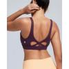 image:imageRUNNING GIRL Sports Bra for Women High Support Molded Cup High Impact Sports Bras with Sewn in Pads Workout Running BraDeep Purple