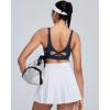 image:imageRUNNING GIRL Sports Bra for Women High Support Molded Cup High Impact Sports Bras with Sewn in Pads Workout Running BraInky Blue