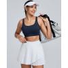 image:imageRUNNING GIRL Sports Bra for Women High Support Molded Cup High Impact Sports Bras with Sewn in Pads Workout Running BraInky Blue