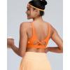 image:imageRUNNING GIRL Sports Bra for Women High Support Molded Cup High Impact Sports Bras with Sewn in Pads Workout Running BraOrange