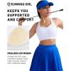 image:imageRUNNING GIRL Sports Bra for Women High Support Molded Cup High Impact Sports Bras with Sewn in Pads Workout Running BraSnow White