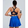 image:imageRUNNING GIRL Sports Bras for Women High Support Adjustable Straps High Impact Sports Bras with Sewn in Pads Workout BraInky Blue