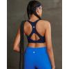 image:imageRUNNING GIRL Sports Bras for Women High SupportMolded Cup Racerback Sports Bra with Sewn in Pads Workout Running BraNavy Blue
