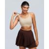 image:imageRUNNING GIRL Sports Bras for WomenLight Impact Molded Cup Strap Sports Bra with Sewn in PadsBest for AC CupNude