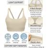 image:imageRUNNING GIRL Sports Bras for WomenLight Impact Molded Cup Strap Sports Bra with Sewn in PadsBest for AC CupNude