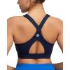 image:imageRUNNING GIRL Sports Bras for Women High Support Adjustable Straps High Impact Sports Bras with Sewn in Pads Workout BraInky Blue