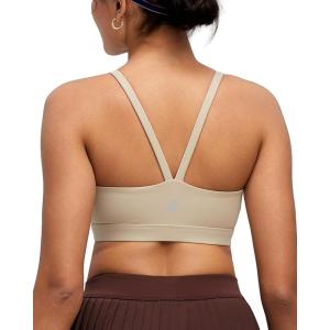 image:imageRUNNING GIRL Sports Bras for WomenLight Impact Molded Cup Strap Sports Bra with Sewn in PadsBest for AC CupNude