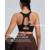 image:imageRUNNING GIRL Adjustable Straps Sports Bras for Women High Support High Impact Molded Cup Sports Bra with Sewn in PadsBlack