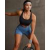 image:imageRUNNING GIRL Adjustable Straps Sports Bras for Women High Support High Impact Molded Cup Sports Bra with Sewn in PadsBlack