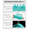 image:imageRUNNING GIRL Adjustable Straps Sports Bras for Women High Support High Impact Molded Cup Sports Bra with Sewn in PadsBright Green