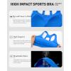 image:imageRUNNING GIRL Adjustable Straps Sports Bras for Women High Support High Impact Molded Cup Sports Bra with Sewn in PadsCerulean Blue