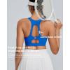 image:imageRUNNING GIRL Adjustable Straps Sports Bras for Women High Support High Impact Molded Cup Sports Bra with Sewn in PadsCerulean Blue