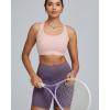 image:imageRUNNING GIRL Adjustable Straps Sports Bras for Women High Support High Impact Molded Cup Sports Bra with Sewn in PadsFlush Pink
