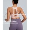 image:imageRUNNING GIRL Adjustable Straps Sports Bras for Women High Support High Impact Molded Cup Sports Bra with Sewn in PadsFlush Pink