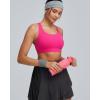 image:imageRUNNING GIRL Adjustable Straps Sports Bras for Women High Support High Impact Molded Cup Sports Bra with Sewn in PadsHot Pink