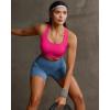 image:imageRUNNING GIRL Adjustable Straps Sports Bras for Women High Support High Impact Molded Cup Sports Bra with Sewn in PadsHot Pink