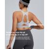 image:imageRUNNING GIRL Adjustable Straps Sports Bras for Women High Support High Impact Molded Cup Sports Bra with Sewn in PadsIcy Grey