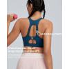 image:imageRUNNING GIRL Adjustable Straps Sports Bras for Women High Support High Impact Molded Cup Sports Bra with Sewn in PadsNavy