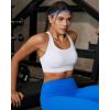 image:imageRUNNING GIRL Adjustable Straps Sports Bras for Women High Support High Impact Molded Cup Sports Bra with Sewn in PadsWhite
