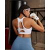 image:imageRUNNING GIRL Adjustable Straps Sports Bras for Women High Support High Impact Molded Cup Sports Bra with Sewn in PadsWhite