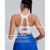 image:imageRUNNING GIRL Adjustable Straps Sports Bras for Women High Support High Impact Molded Cup Sports Bra with Sewn in PadsWhite